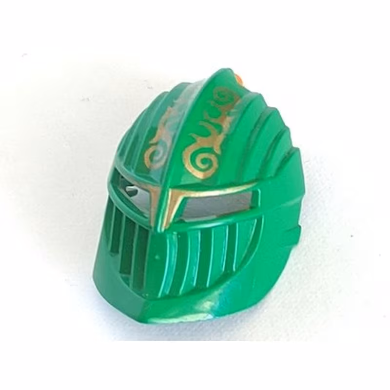 Large Figure Visor, Rascus with Gold Pattern Large Figure Visor, Rascus with Gold Pattern