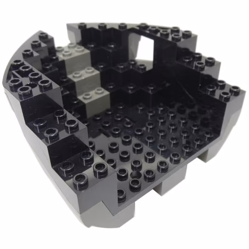 Boat, Hull Small Bow 12 x 12 x 5 1/3 with Black Top (6050 / 6051) Boat, Hull Small Bow 12 x 12 x 5 1/3 with Black Top (6050 / 6051)