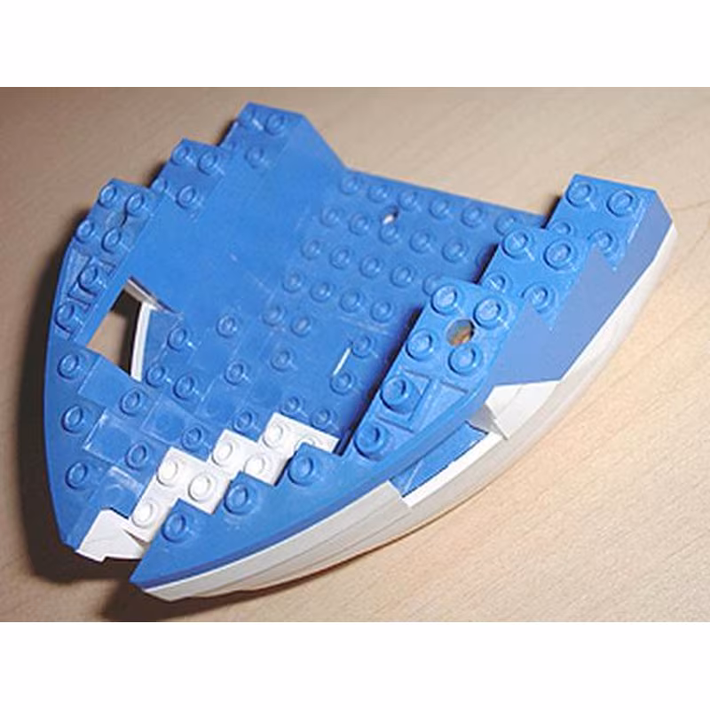 Boat, Hull Small Bow 12 x 12 x 5 1/3 with Blue Top (6050 / 6051) Boat, Hull Small Bow 12 x 12 x 5 1/3 with Blue Top (6050 / 6051)