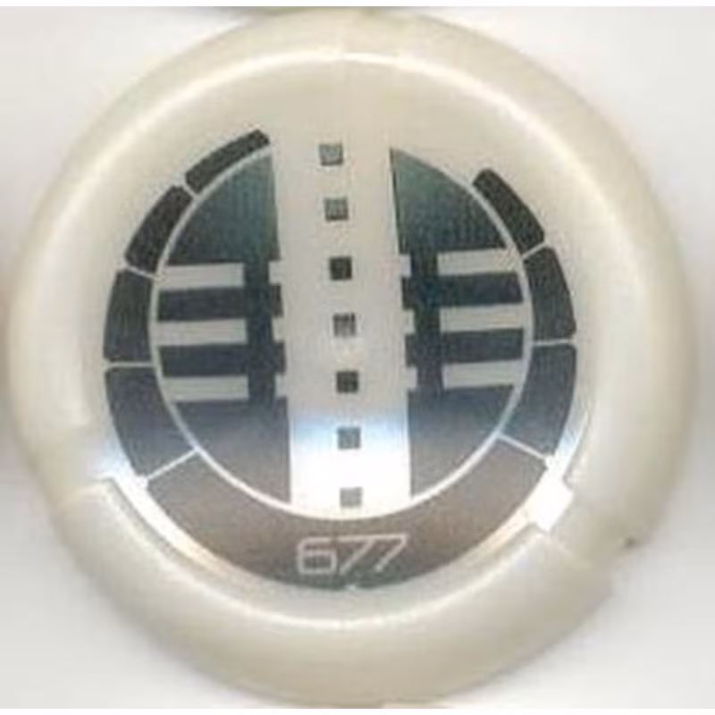 Throwing Disk with Bionicle Kanoka 677 Onu-Metru Pattern