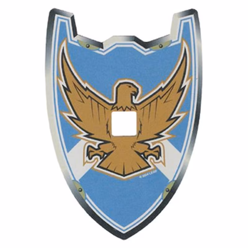 Plastic Shield for Large Figures with Knights Kingdom Jayko Hawk Pattern