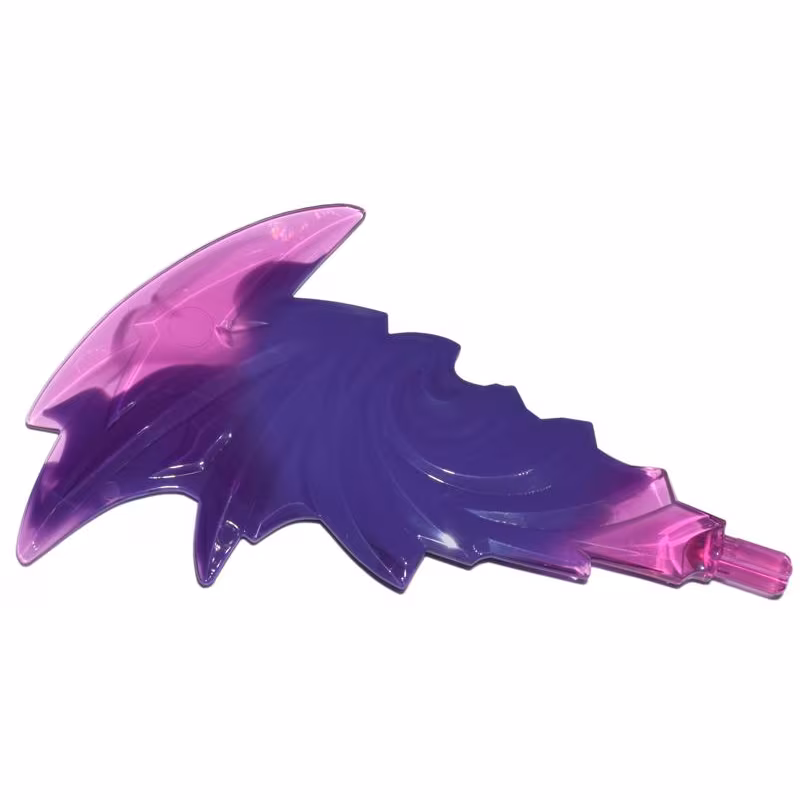 Flame Trail Spiked with Axle End with Marbled Dark Purple Pattern Flame Trail Spiked with Axle End with Marbled Dark Purple Pattern