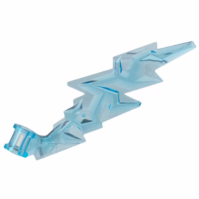 Wave Angular Lightning Bolt with Axle Hole