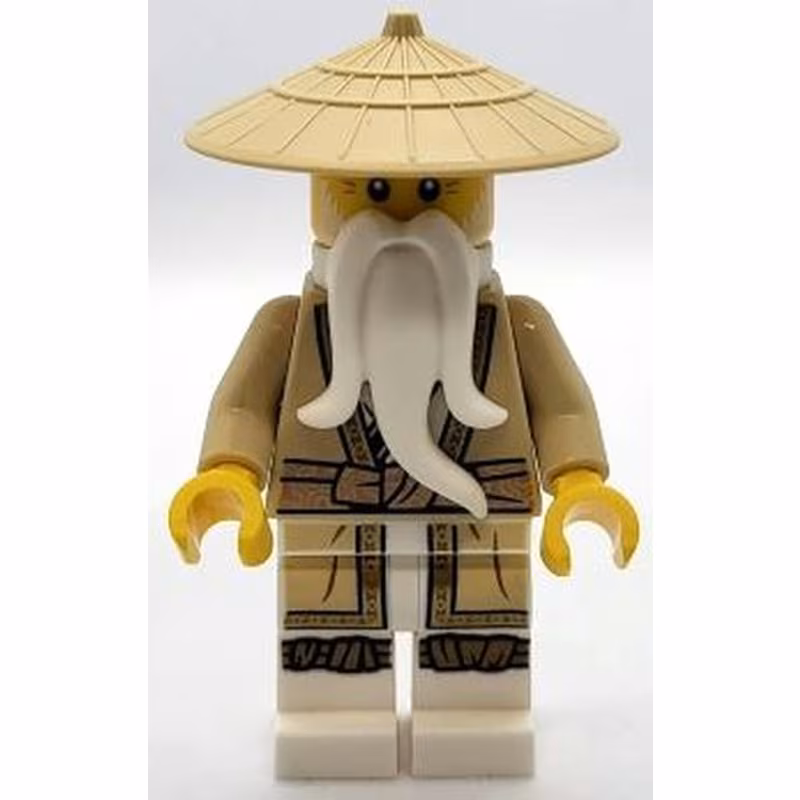 Wu Sensei - Legacy, Tan Robe, Braided Ponytail