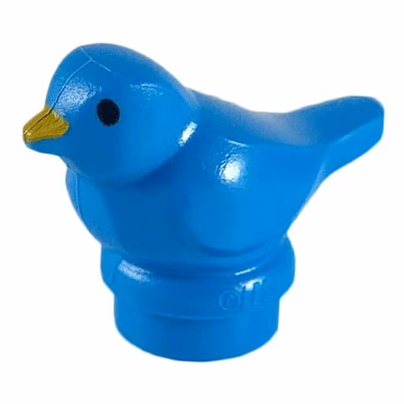 Bird, Small with Black Eyes and Bright Light Orange Beak Pattern Bird, Small with Black Eyes and Bright Light Orange Beak Pattern