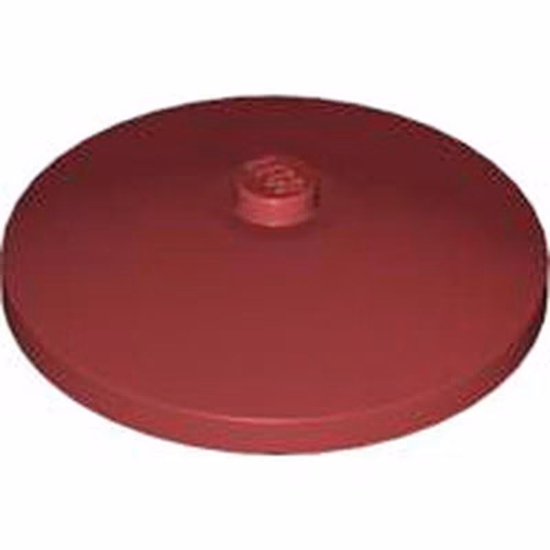 Dish 4 x 4 Inverted (Radar) with Solid Stud