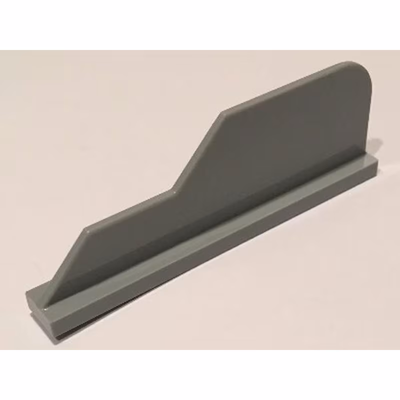Tail 8 x 1 with Stepped Fin