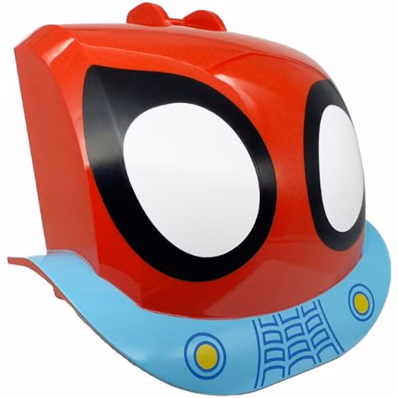 Windscreen 3 x 8 x 5 1/3 with Bar Handle and Mudguards with Large White and Black Eyes and Medium Azure Bumper with Yellow Headlights Pattern Windscreen 3 x 8 x 5 1/3 with Bar Handle and Mudguards with Large White and Black Eyes and Medium Azure Bumper with Yellow Headlights Pattern