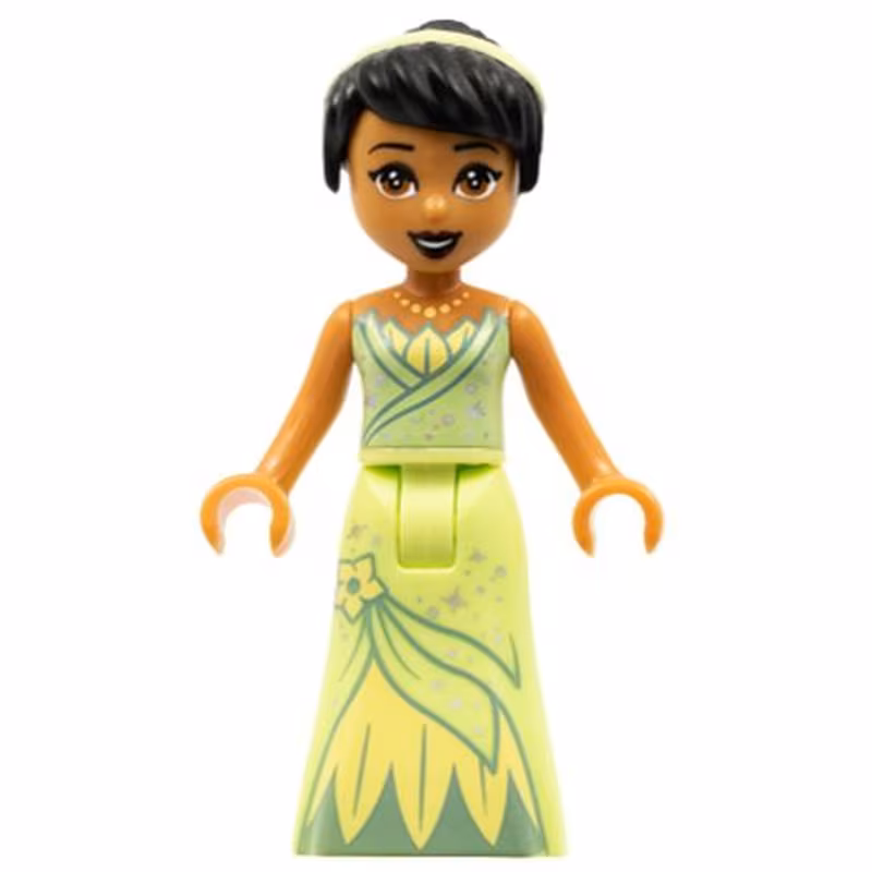 Tiana - Round Beaded Necklace, Thick Hinge Skirt, Hair Band