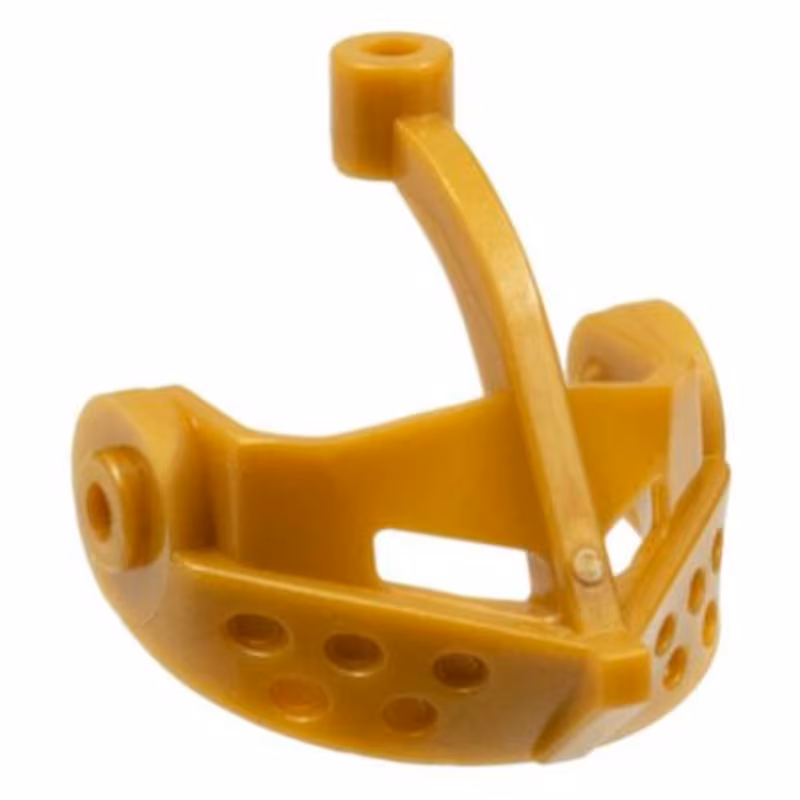 Minifigure, Visor Pointed Minifigure, Visor Pointed
