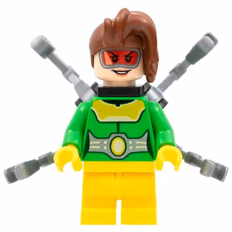 Doc Ock - Female, Medium Legs, Flat Silver Arms