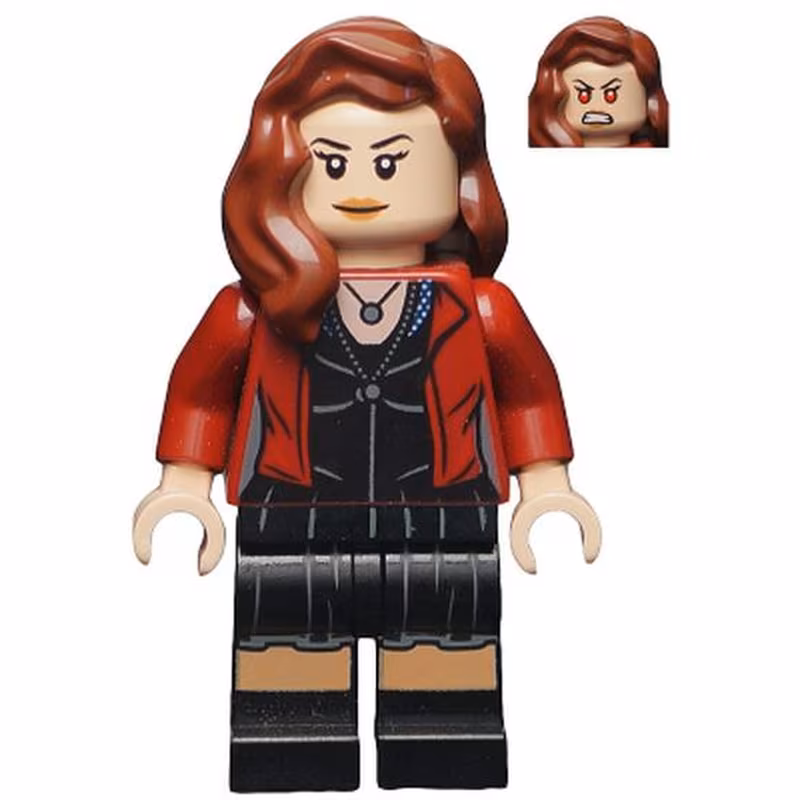 The Scarlet Witch (Wanda Maximoff) - Printed Black Legs, Reddish Brown Hair