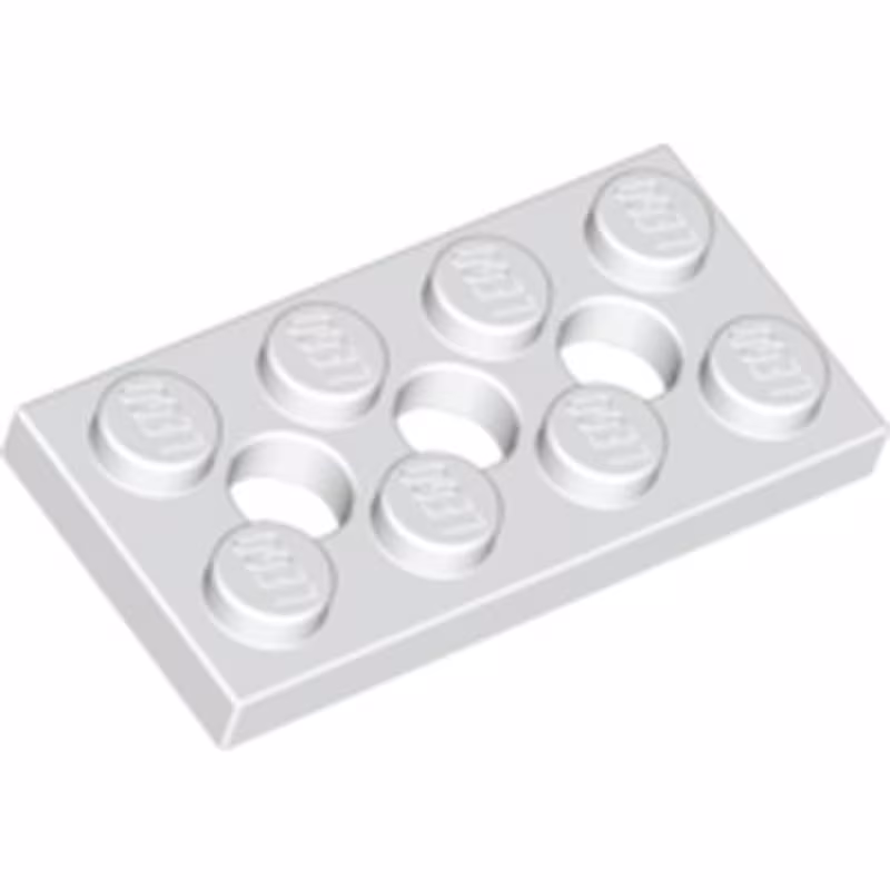 Technic, Plate 2 x 4 with 3 Holes