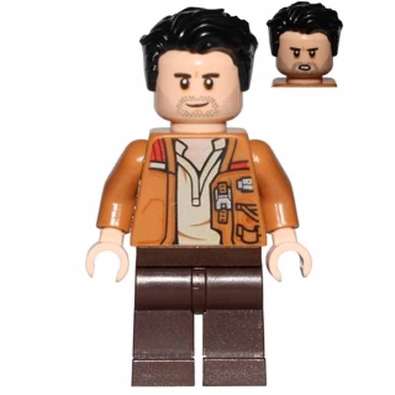 Poe Dameron (Medium Nougat Jacket, Hair)