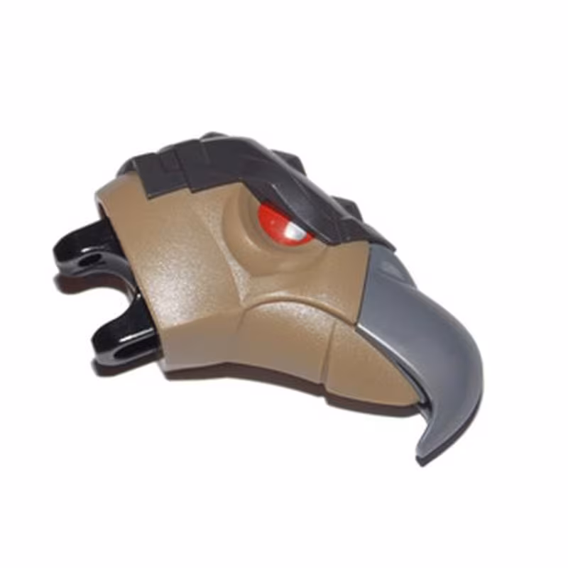 Large Figure Head Modified Chima Vulture with Red Eyes Pattern Large Figure Head Modified Chima Vulture with Red Eyes Pattern