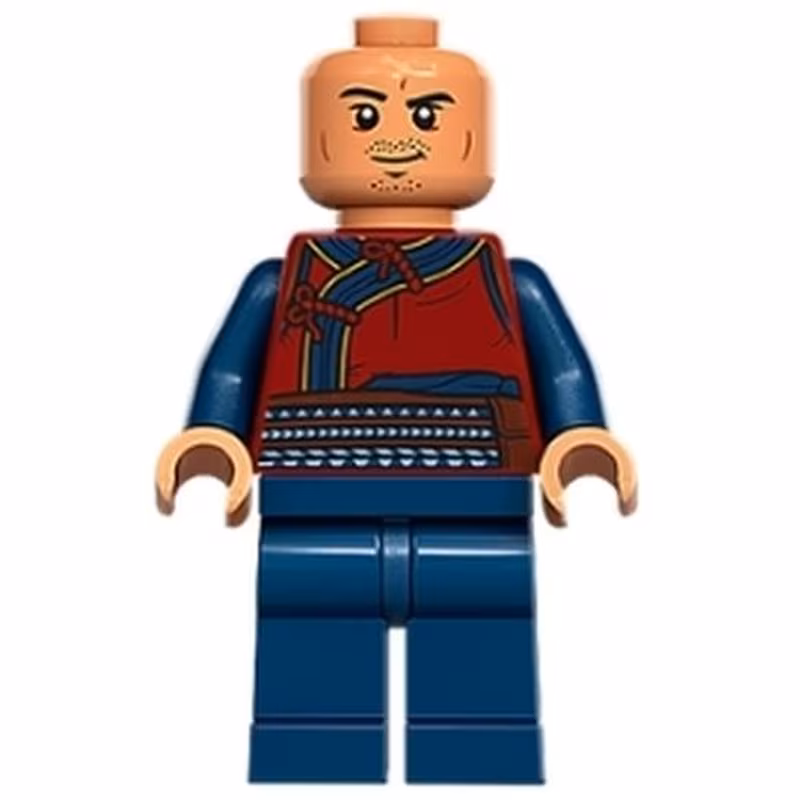 Wong - Dark Red Robe, Dark Blue Legs