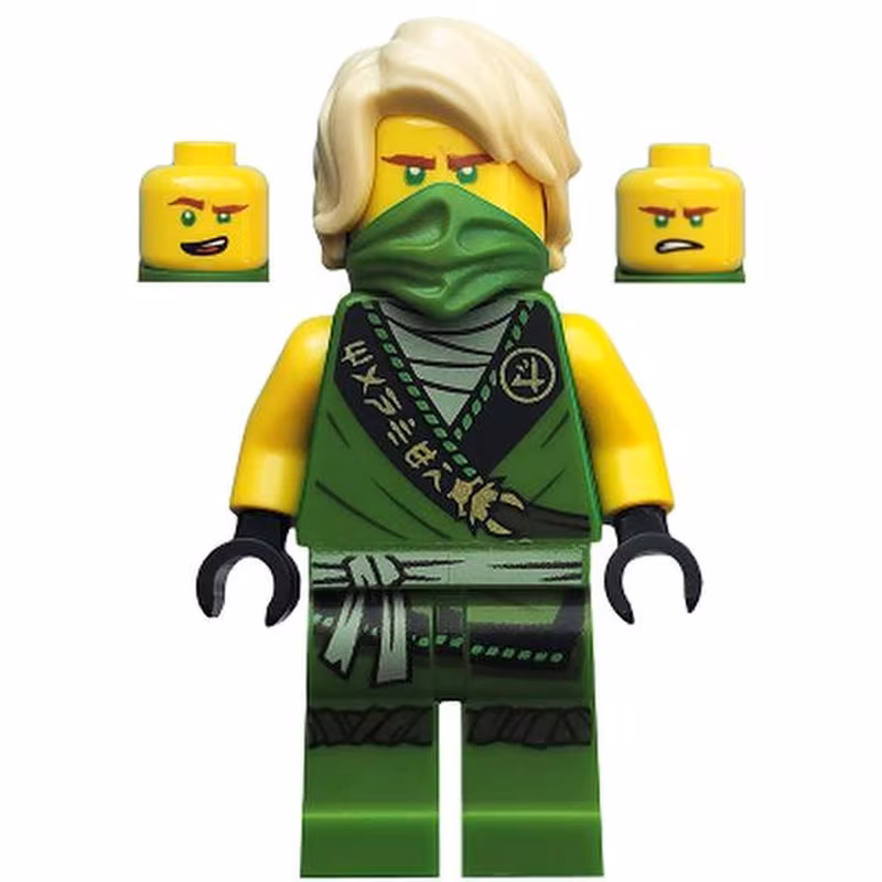 Lloyd - Legacy, Rebooted, Ninjago Logogram 'MANTER' on Torso