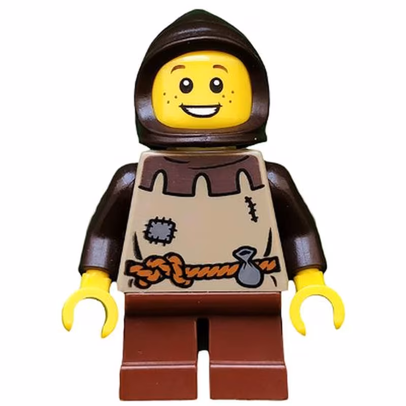Kingdoms - Peasant, Child with Dark Brown Hood
