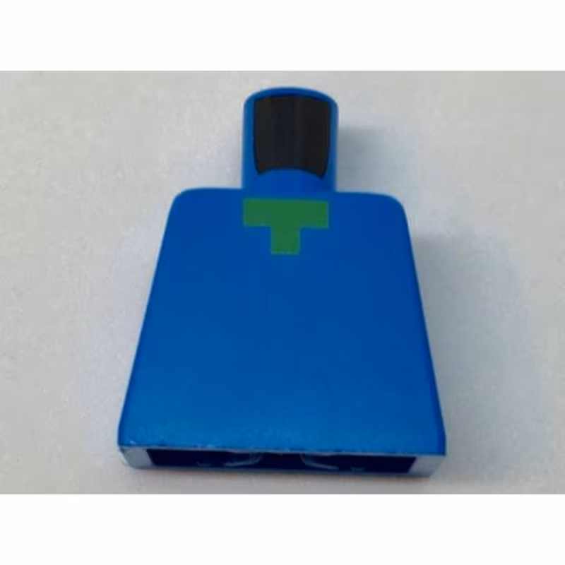 Torso Pixelated Green Neck Pattern (Minecraft Zombie)