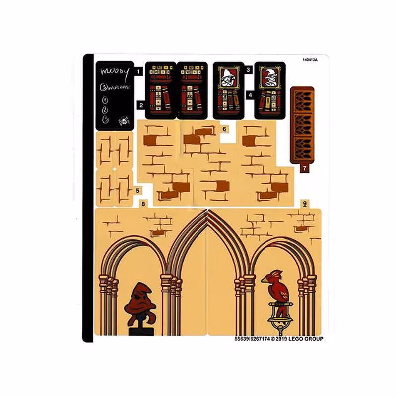 Sticker Sheet for Set 75948, Sheet 1 - (55639/6267174) Sticker Sheet for Set 75948, Sheet 1 - (55639/6267174)