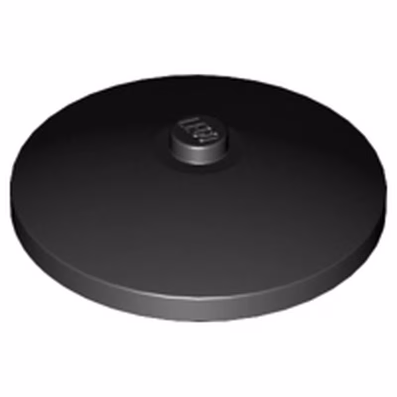 Dish 4 x 4 Inverted (Radar) with Solid Stud