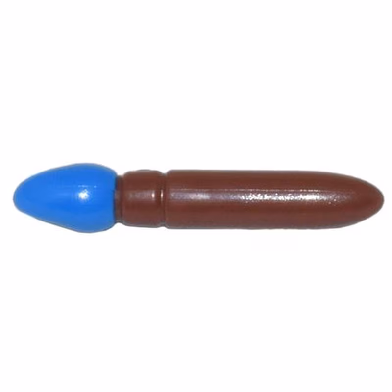 Minifigure, Utensil Paint Brush with Molded Blue Bristles Pattern