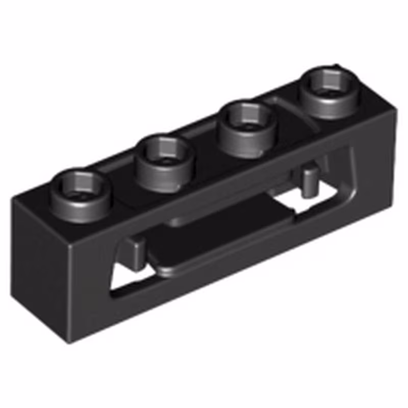Projectile Launcher, 1 x 4 with Inside Clips (Disk Shooter)