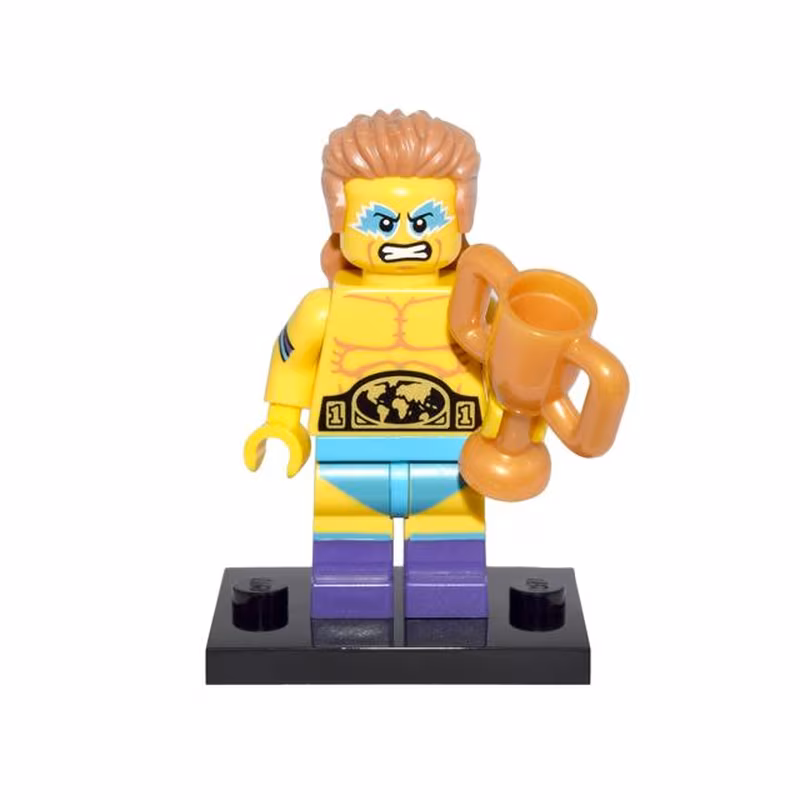 Wrestling Champion, Series 15 (Complete Set with Stand and Accessories)