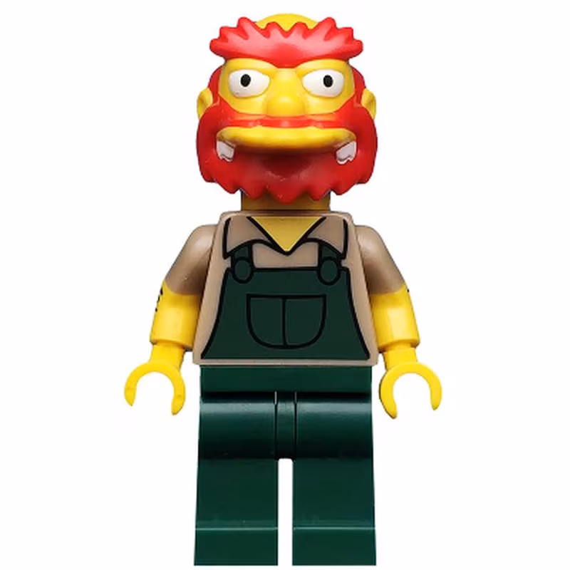 Groundskeeper Willie, The Simpsons, Series 2 (Minifigure Only without Stand and Accessories)