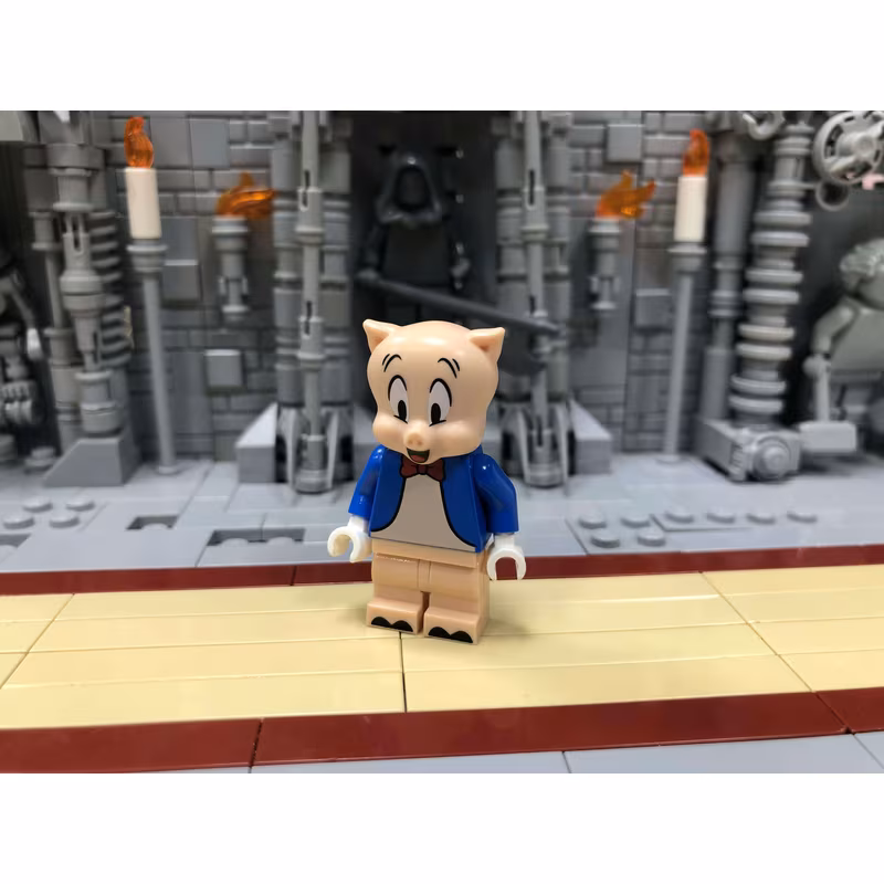 Porky Pig, Looney Tunes (Minifigure Only without Stand and Accessories)