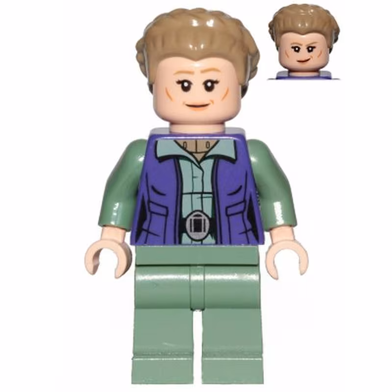 General Leia (Dark Tan Turtleneck, Detailed Vest)