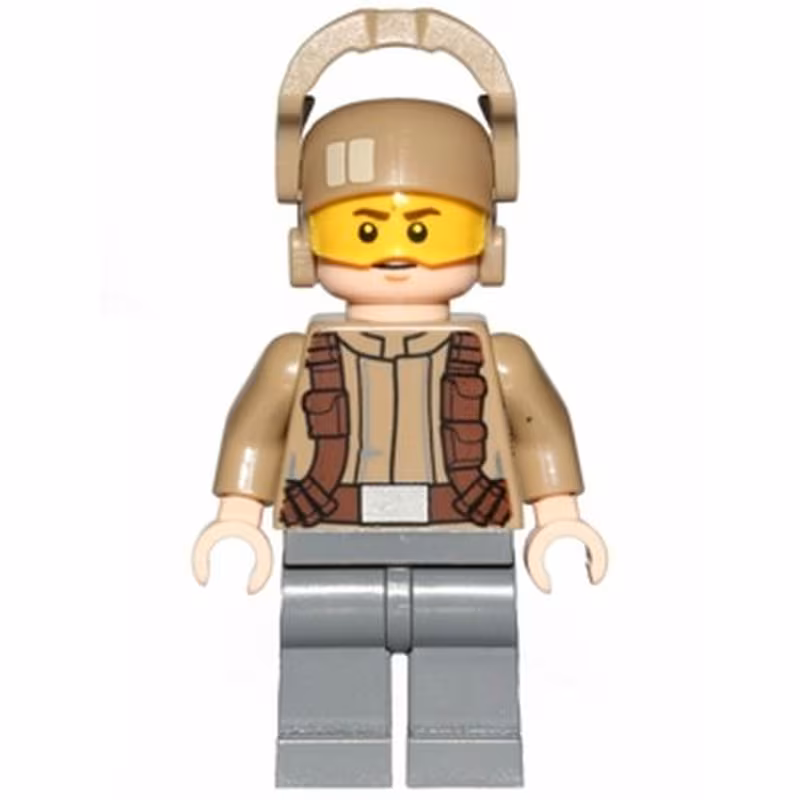 Resistance Trooper - Dark Tan Jacket, Frown, Furrowed Eyebrows