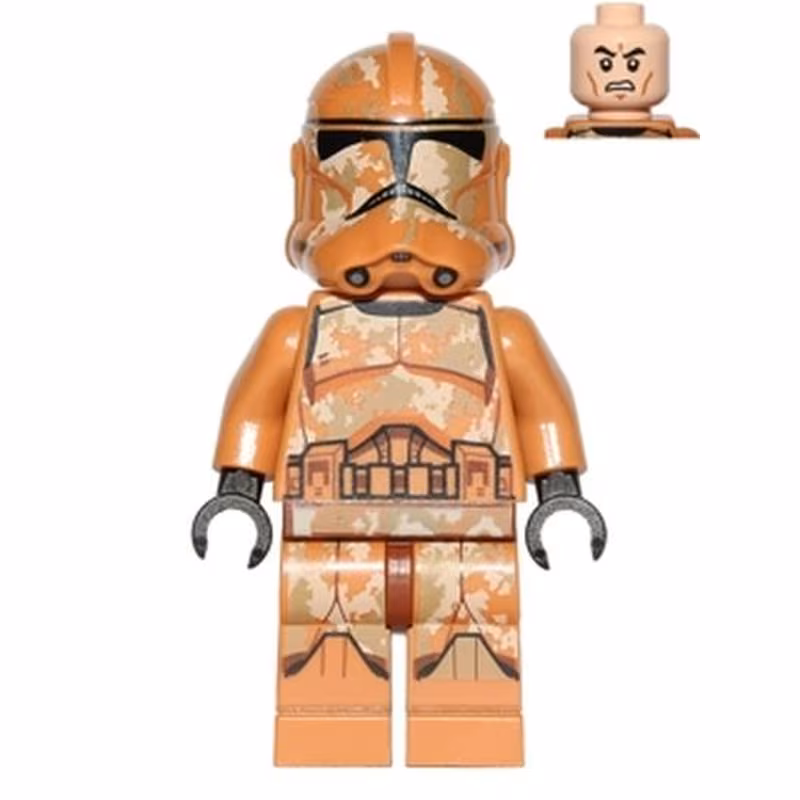 Clone Trooper (Phase 2) - Geonosis Camouflage, Scowl