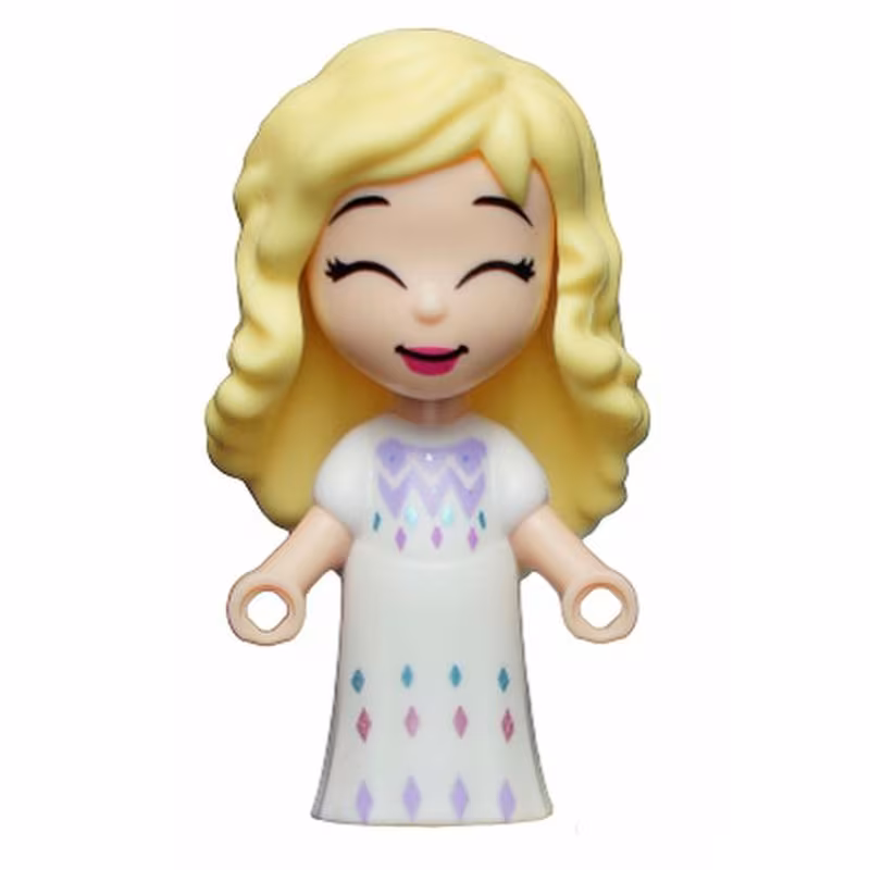 Elsa - Micro Doll, White Dress