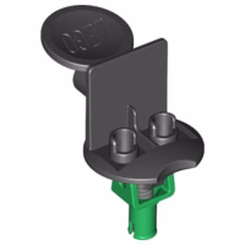 Sports Minifigure Stand Soccer with Spring and Green Pin Sports Minifigure Stand Soccer with Spring and Green Pin