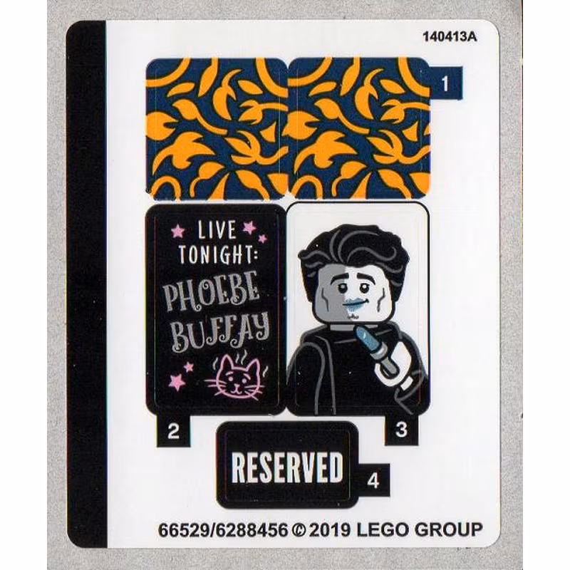 Sticker Sheet for Set 21319 - (66529/6288456) Sticker Sheet for Set 21319 - (66529/6288456)