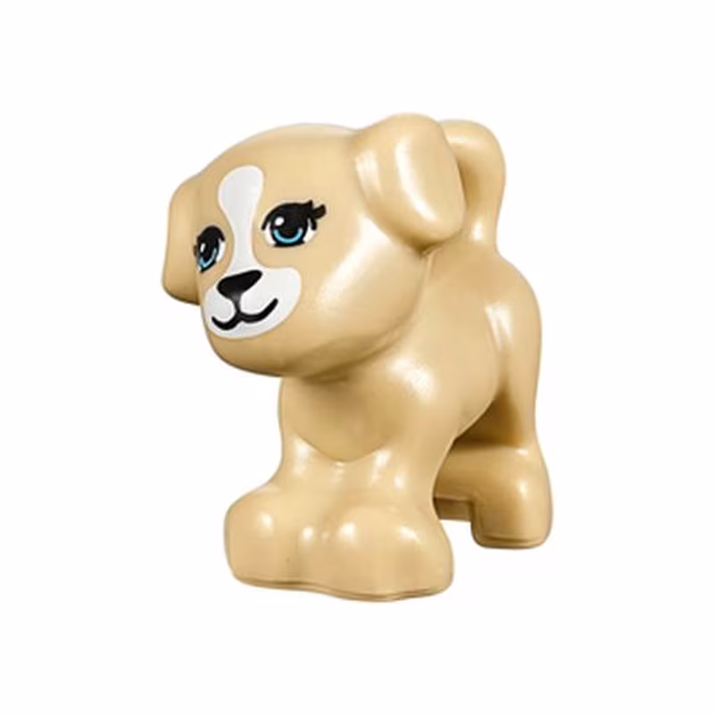 Dog, Friends, Puppy, Standing with Medium Azure Eyes with Outline, Black Nose and Mouth, White Blaze and Muzzle Pattern Dog, Friends, Puppy, Standing with Medium Azure Eyes with Outline, Black Nose and Mouth, White Blaze and Muzzle Pattern