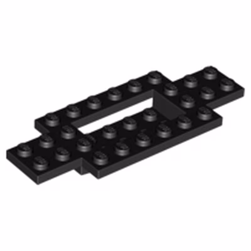 Vehicle, Base 4 x 10 x 2/3 with 4 x 2 Recessed Center with Smooth Underside Vehicle, Base 4 x 10 x 2/3 with 4 x 2 Recessed Center with Smooth Underside