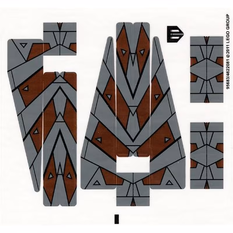 Sticker Sheet for Set 7957 - (95683/4622081) Sticker Sheet for Set 7957 - (95683/4622081)