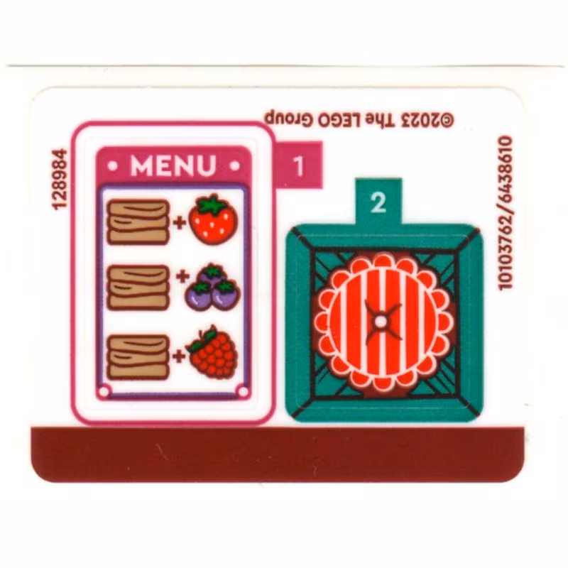 Sticker Sheet for Set 41753 - (10103762/6438610) Sticker Sheet for Set 41753 - (10103762/6438610)