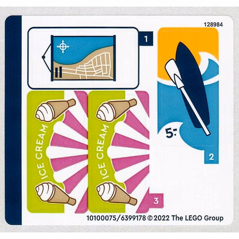 Sticker Sheet for Set 60328 - (10100075/6399178)