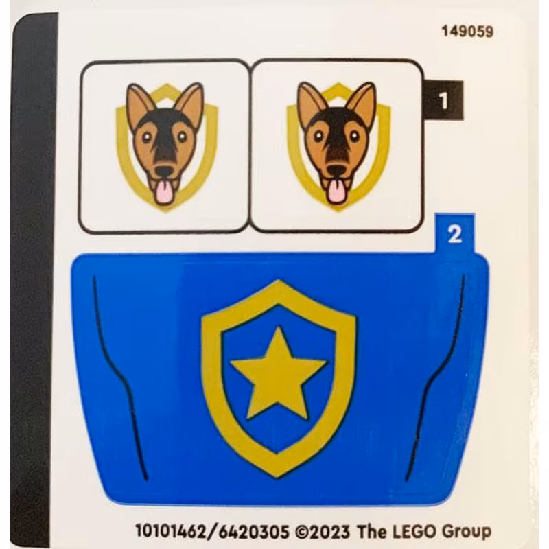 Sticker Sheet for Set 60369 - (10101462/6420305)