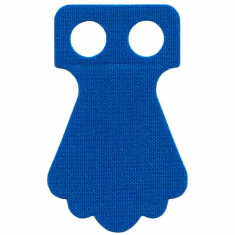 Minifigure Parrot Tail Cloth with 5 Lobes - Traditional Starched Fabric Minifigure Parrot Tail Cloth with 5 Lobes - Traditional Starched Fabric