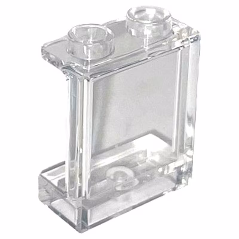Panel 1 x 2 x 2 with Side Supports - Hollow Studs