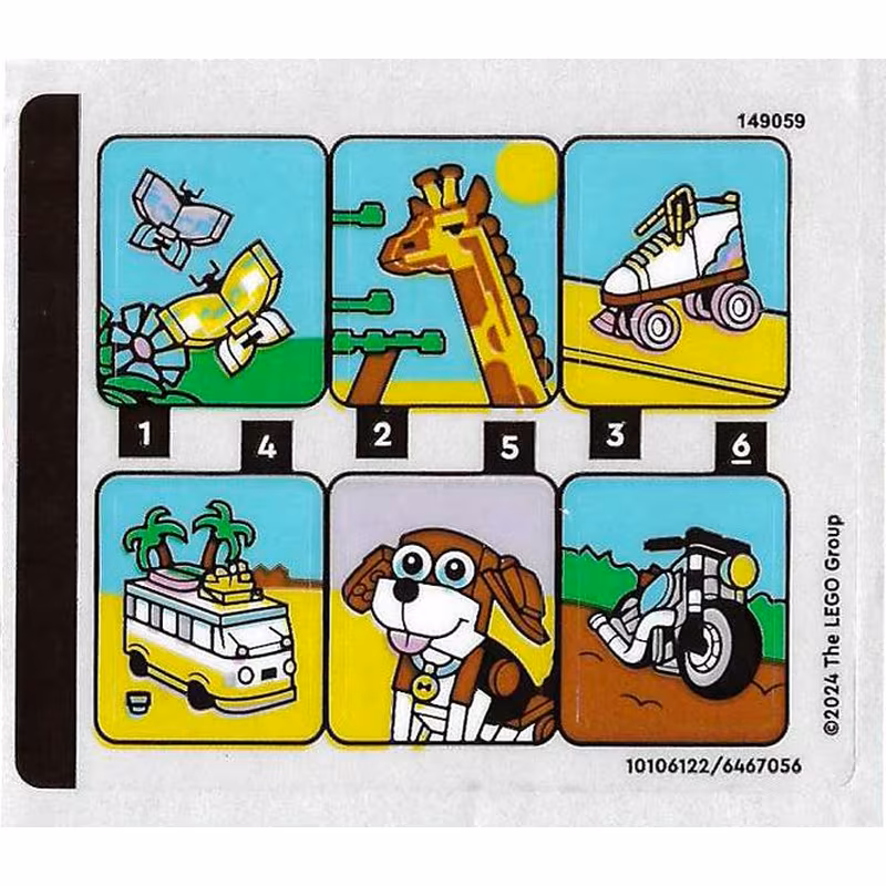 Sticker Sheet for Set 31147 - (10106122/6467056)
