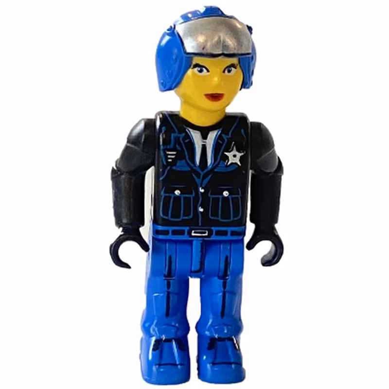 Police - Blue Legs, Black Jacket, Blue Helmet (Female)