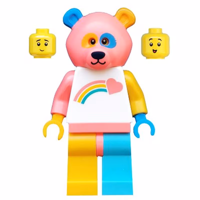 Bear Costume Guy, Series 19 (Minifigure Only without Stand and Accessories)