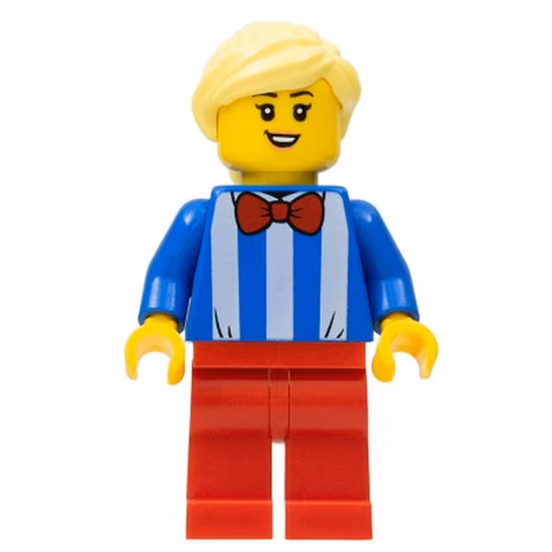 Ice Cream Vendor - Female, Red Legs, Bright Light Yellow Hair