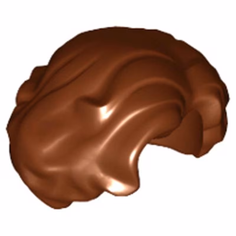 Minifigure, Hair Female Short, Wavy with Side Part