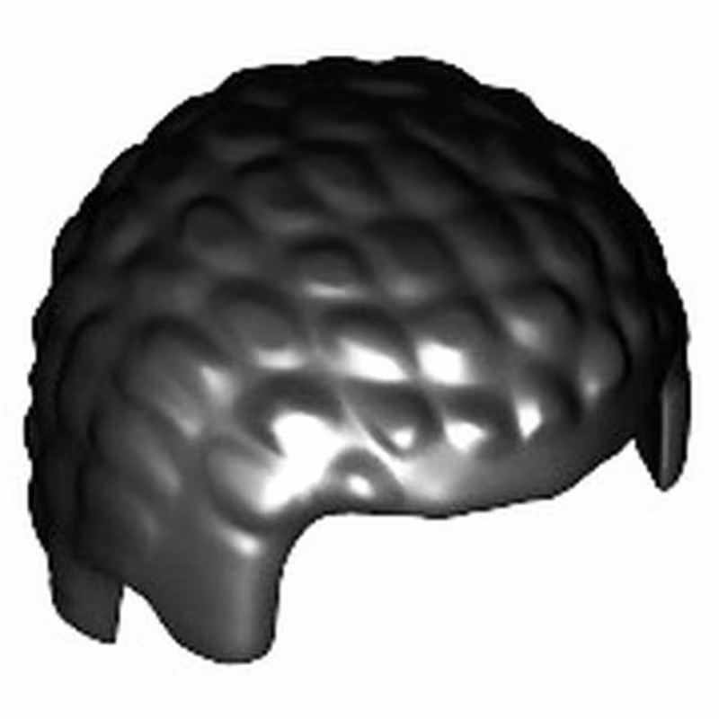 Minifigure, Hair Male with Coiled Texture Minifigure, Hair Male with Coiled Texture